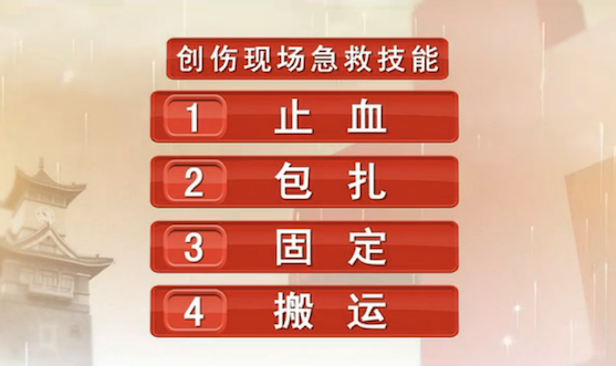 创伤的止血、包扎、固定和搬运